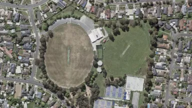 Aerial view of Eildon Park, courtesy Knox City Council