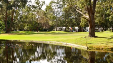 Foster golf club lake, image courtesy Foster Golf Club